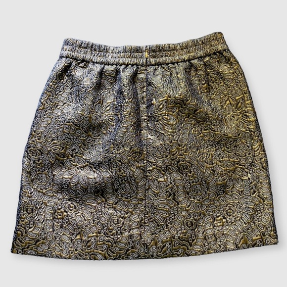 LOFT, Brocade 🎄Holiday🎄Metallic Skirt - Picture 5 of 10